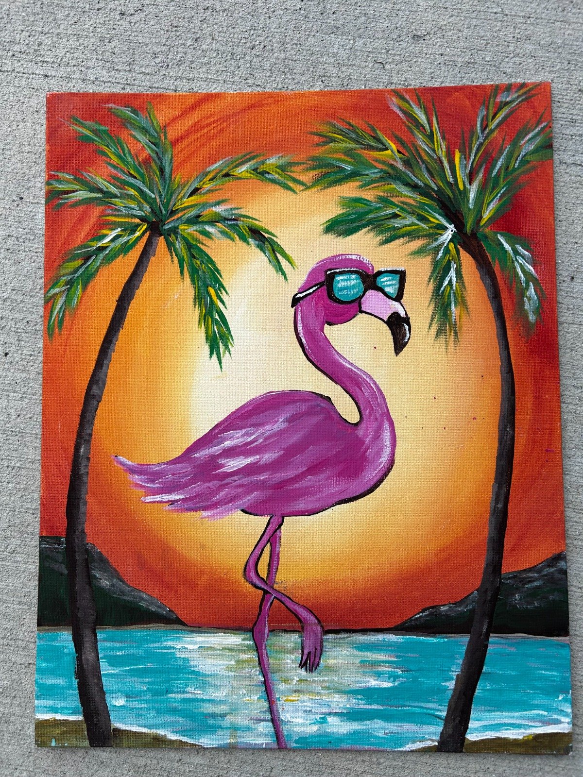 Flamingo Sunset