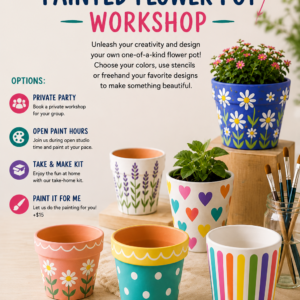 Painted Flower Pot Workshop